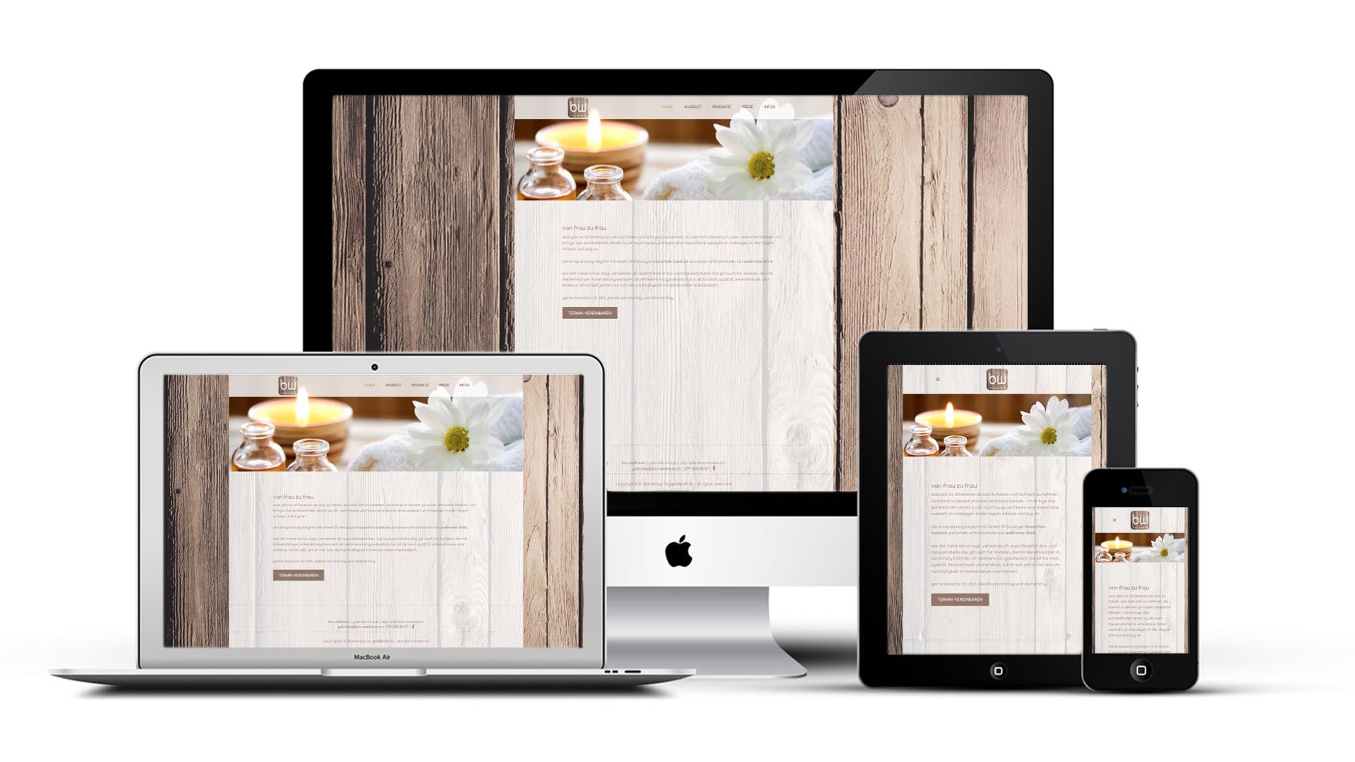 responsiv layout bio wellness